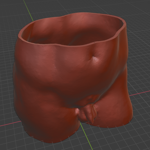body plant pot man 3D print model - Mito3D