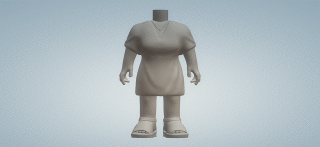 cuerpo mujer 053 3d print model - Mito3D