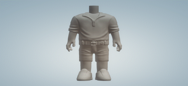 vücut KADIN 061 3d print model - Mito3D