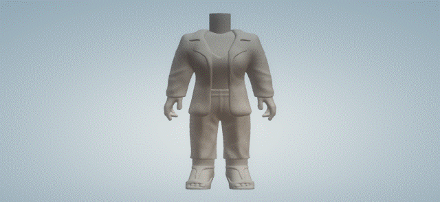 cuerpo mujer 104 3d print model - Mito3D