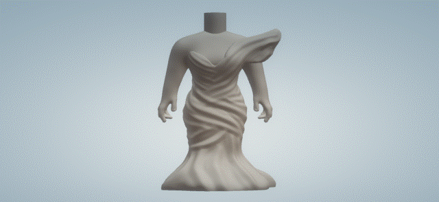 Körper Frauen 114 3d print model - Mito3D