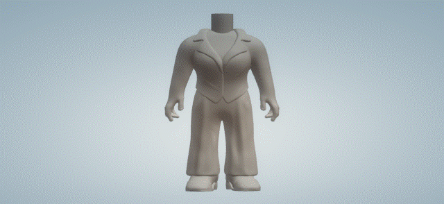 Körper Frauen 120 3d print model - Mito3D