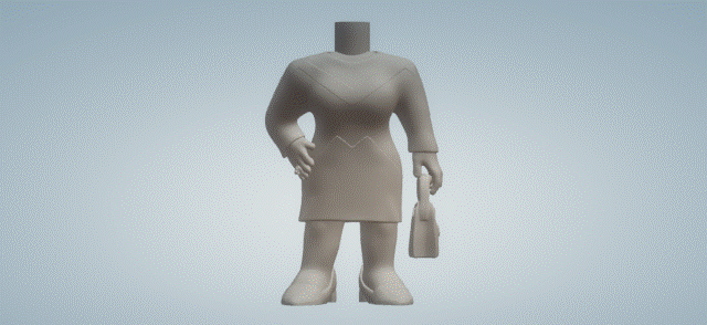 cuerpo mujer 125 3d print model - Mito3D
