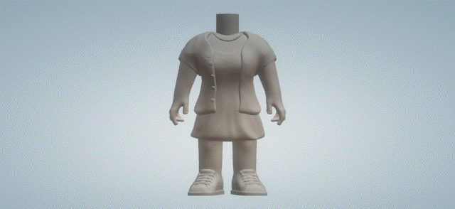 cuerpo mujer 127 3d print model - Mito3D