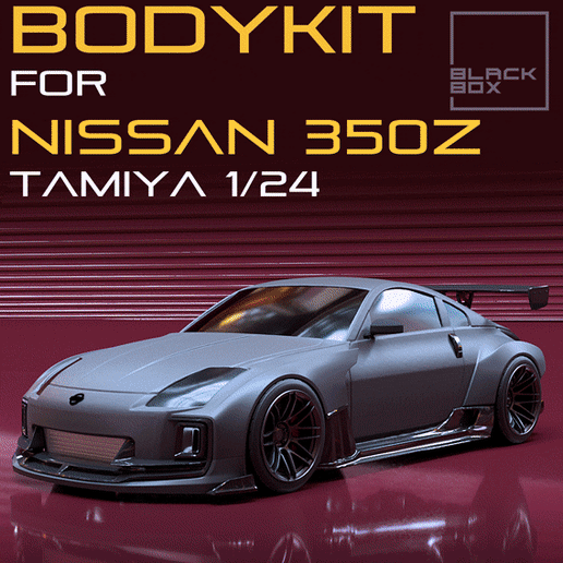 bodykit 350z tamiya 1 24 modelkit 3D print model - Mito3D