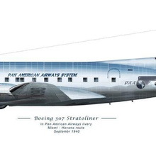 boeing 307 stratocruiser 1938 game 1936 1937 1939 1940 1941 1946 30s 40s 50s passenger plane wargame ww2 vehicles 3d print model - Mito3D