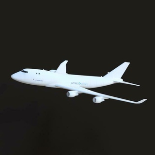 boeing 747 400f cargador aeronave diseño aerolínea aeropuerto escala tonto 3d print model - Mito3D