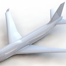 Boeing 747 400 oyuncaklar uçak plan 3d print model - Mito3D