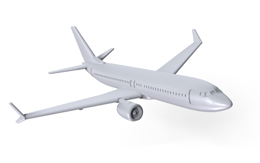 Boeing uçak 732 3d print model - Mito3D