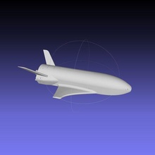 boeing x-37b otv experimental spaceplane miniature 3d-printing rocket spacecraft spaceflight x-37 x37 3d print model - Mito3D