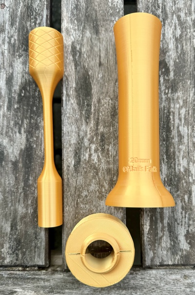coupe bouillette corde coupeur bouillettes carpe appâts 18 20mm version ange pêche bolie bollies poisson doux loisir 3d print model - Mito3D