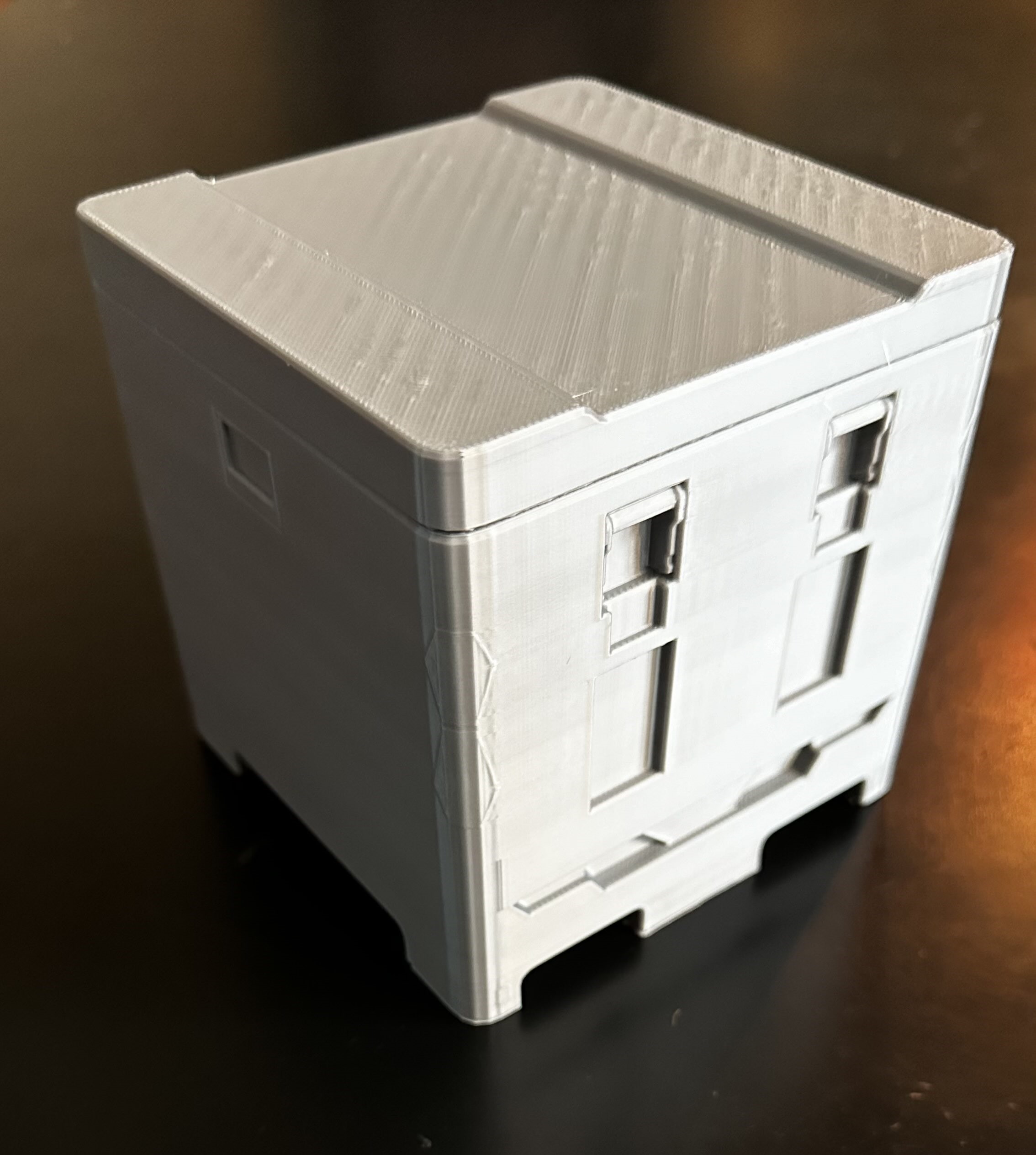 boite 1scu avec couvercle starcitizen estrella ciudadano rango caja 3D print model - Mito3D