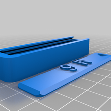 boite tareaux 6 personnalisé conteneurs 3d print model - Mito3D