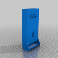boitier pile aaa mode batterie Cas gaine RANGEMENT accessoires 3d print model - Mito3D