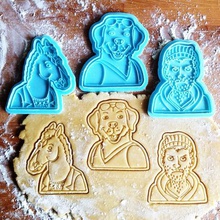 bojack cookie cutters set 3 home stamp cookies cithen butter peanut chaves todd horseman 3d print model - Mito3D