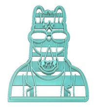 bojack horseman cookie cutter fondant tool 3d print model - Mito3D