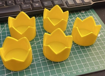 bojji crown - simple easy print 3d print model - Mito3D