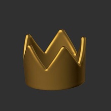 bojji crown king 3d print model - Mito3D