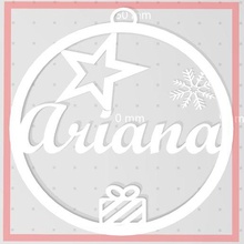 Bola doğum Ariana moda Noel 3d print model - Mito3D