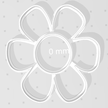 audacieux fleur témoins sharp 3d print model - Mito3D