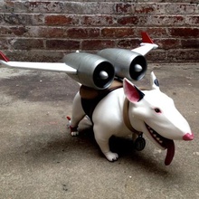Fett Maschinen margos Hund namens eddie Spiel canine Film Tiere 3d print model - Mito3D