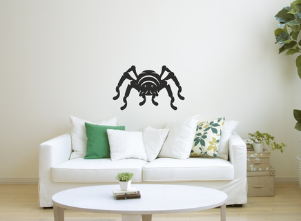cesur örümcek duvar Sanat dekor dekorasyon ev hat süs 2d 2dart Sanatı wall2d cadılar bayramı 3d print model - Mito3D