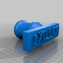 Bollox Stempel angepasst nhs sign_logos 3d print model - Mito3D