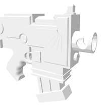 bolt pistol Jeu wh40k boulon pistolet marteau guerre astronaute 3d print model - Mito3D