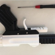 verrou pistolet prop jeu arme à feu réplique 3d print model - Mito3D