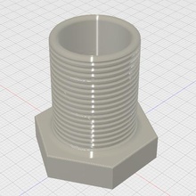 Bolzen -, Stift-Halter gadget workshop Schreibtisch einzigartig thread stand punch 3d print model - Mito3D