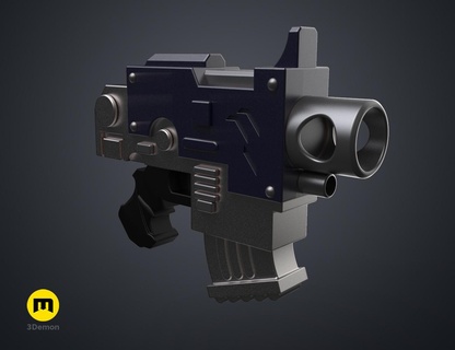cıvata tabanca Uzay deniz Sanat aksesuarlar aksiyon zırh Lazer Kostüm oyunu kahraman makine destek tüfek bilimkurgu atıcı asker teknik savaş silah 3d print model - Mito3D