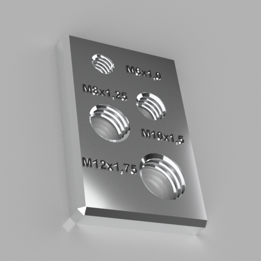 parafuso modelo m6 m12 ferramenta 3D print model - Mito3D