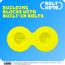 boltblox Spiel system brick mechanisch ist - Spielzeug Bau 3d print model - Mito3D