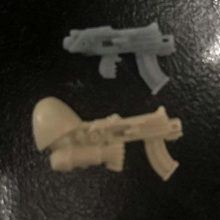 pistola bólter rtb01 juego juguete de accesorios comerciante espacio rogue trader las miniaturas en miniatura bolter perno arma fuego bayoneta 28mm 3d print model - Mito3D