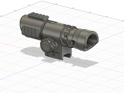 bolter scope scope bolter cosplay toy  3d print model - Mito3D