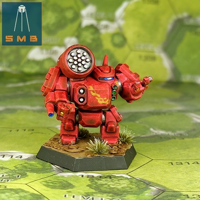 bolti scifi space wargame mecha american 6mm battle technologies pre-support mech tabletop games chibi chibitech 3d print model - Mito3D