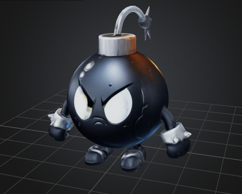 bomb game 3d print model - Mito3D