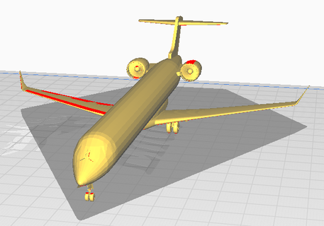 bombardier crj-900 Game plans use 2023 3d print model - Mito3D