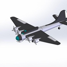bomber game air 3d print model - Mito3D