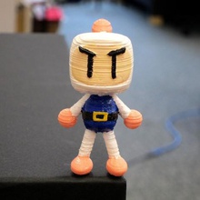 bomberman figura gioco cartone animato carattere giappone giocattolo 3d print model - Mito3D