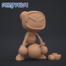 Bomberman Figur 3d print model - Mito3D
