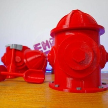 bombeiros hidrante recipiente 3d print model - Mito3D