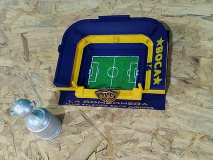 Süßigkeiten Box Base Briefe Boca Junioren Stadion Kunst Mund Champion cabj 3d print model - Mito3D