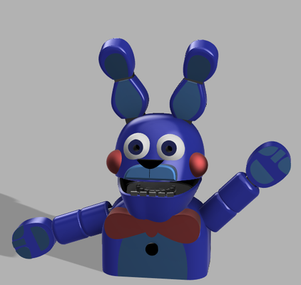 bon-bon game fnaf sister location exotic butters 1 bonnie bunny freddy chica foxy pizzeria pizza bonbon 3d print model - Mito3D