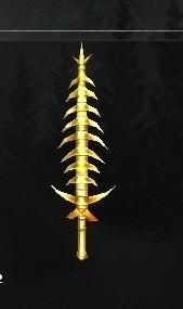 bone sword low poly 3d print model - Mito3D