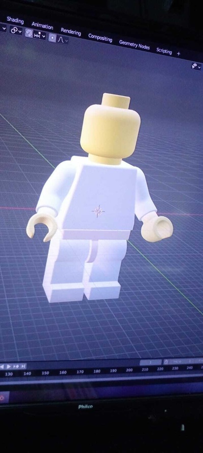 boneco modèle em pe as 1 brinquedo technique jouet 3d print model - Mito3D