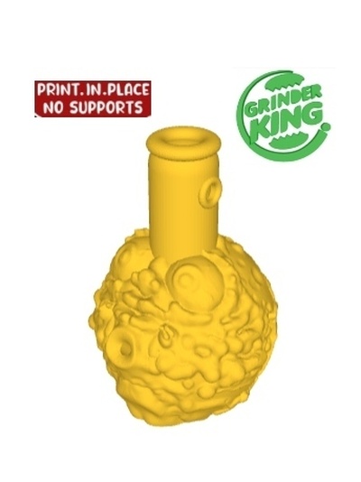 bong bongball hierba 125x125x180 mm fácil impresión impresionar pecado soportes 3d print model - Mito3D