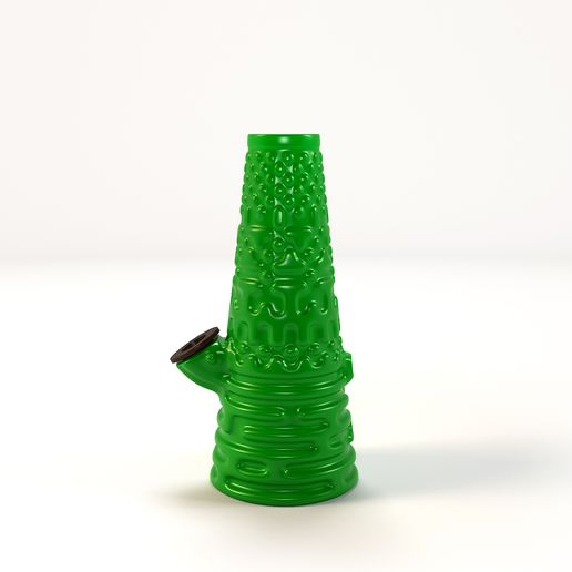 bongo maya gadget fumaça erva daninha água tubo maconha ganja bongô 3D print model - Mito3D