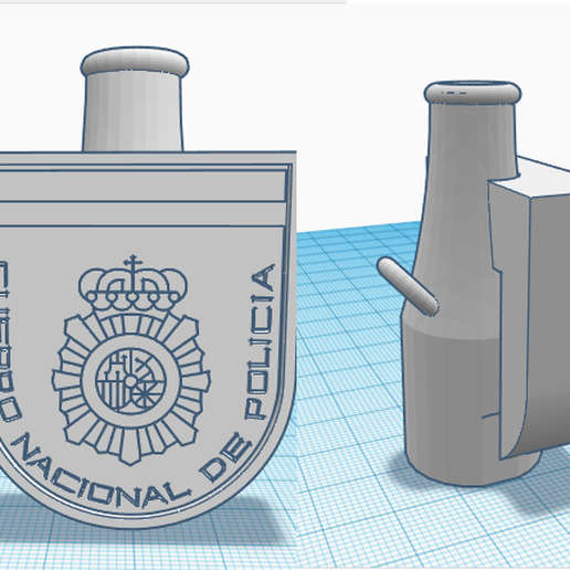 bong ağızlık Ulusal polis ekstrüder nozullar nargile 3D print model - Mito3D