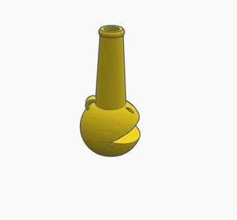bong mouthpiece pacman 30x30x60mm easy printing holders Various nozzle hookah shisha 3d print from 3d print model - Mito3D